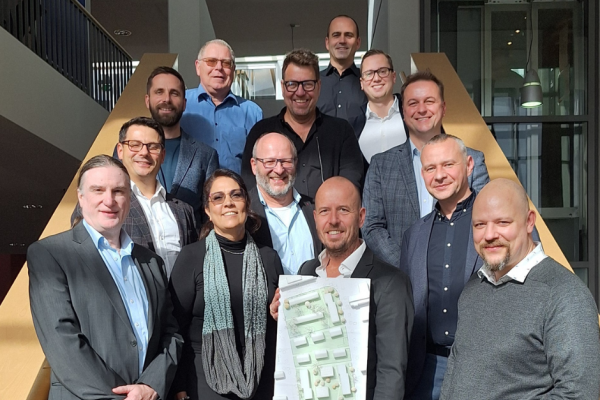 Første kick-off-møte med vår investor i Frankfurt!