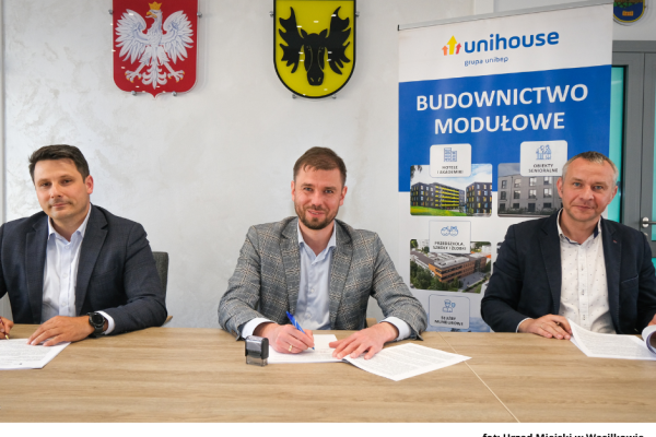 Vi har signert kontrakt for prosjektering og bygging av barnehage i Wasilków